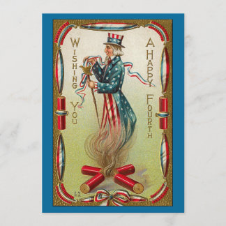 Happy 4th of July ! Vintage Art Card