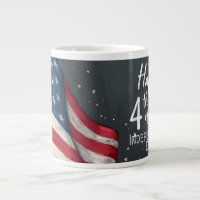 Happy 4th of July Vintage Flag Illustration Art