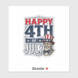 Happy 4th of July Vintage Patriotic Shirt Design_1