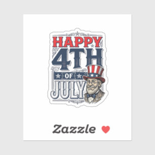 Happy 4th of July Vintage Patriotic Shirt Design_1