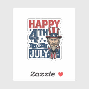 Happy 4th Of July Vintage Patriotic Uncle Shirt_1