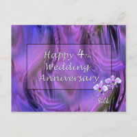 Happy 4th. Wedding Anniversary