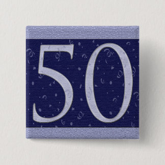 Happy 50 Birthday Button