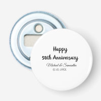 Happy 50th anniversary add couple name date weddin