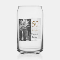 Happy 50th anniversary add couple name date weddin