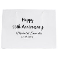 Happy 50th anniversary add couple name date weddin