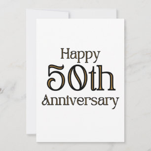 Happy 50th Anniversary Invitation