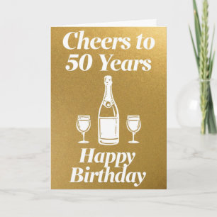 Happy 50th Birthday Card