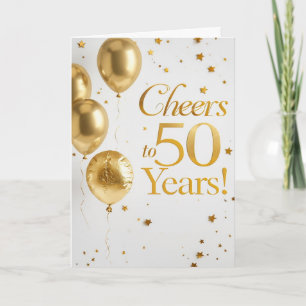 Happy 50th Birthday Card