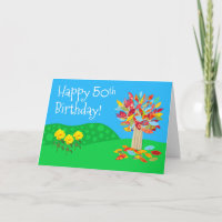 Happy 50th Birthday Card new by joimages