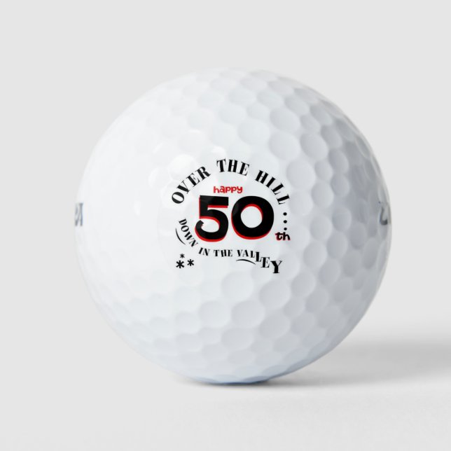 HAPPY 50th! Golf Balls (Front)