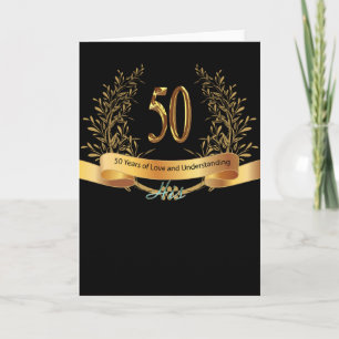 Happy 50th Wedding Anniversary Greeting Carts Card