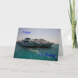 Happy 51st Birthday Dive boats Card