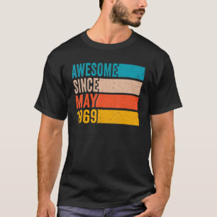 Happy 53rd Birthday Party 53 Year Old Awesome Sinc T-Shirt