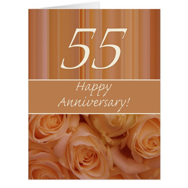 Happy 55th Anniversary roses (Front)