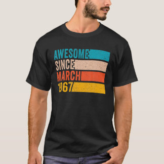 Happy 55Th Birthday 55 Year Old Awesome Since Marc T-Shirt