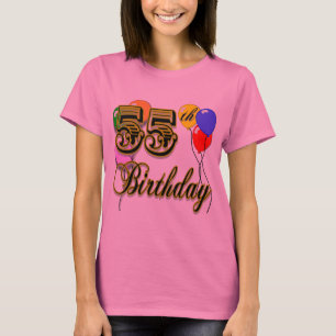 Happy 55th Birthday Celebration T-Shirt