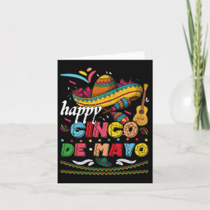 Happy 5 De Mayo Cinco De Mayo Viva Mexico 5 De May Card