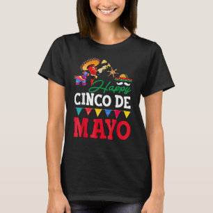 Happy 5 De Mayo Cinco De Mayo Viva Mexico 5 De May T-Shirt