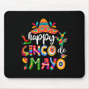Happy 5 De Mayo Cinco Viva Mexico Shirt For Men Wo Mouse Pad