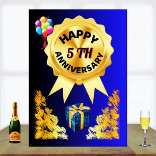Happy 5 TH Wedding Anniversary  Card