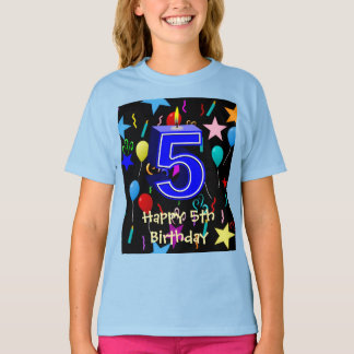 Happy 5th Birthday Boy's T-Shirt
