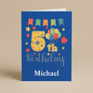 Happy 5th Birthday Card