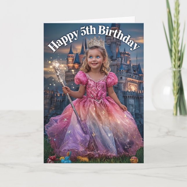 Happy 5th Birthday Card (Front)