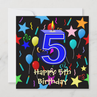 Happy 5th Birthday Greeting Card
