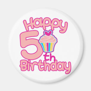Happy 5th Birthday! Magnet