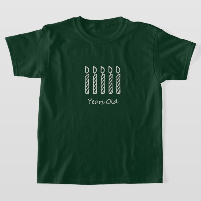 Happy 5th Birthday t-shirt (Laydown)
