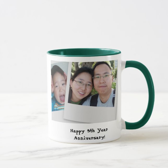 Happy 5th Year Anniversary! Mug (Right)