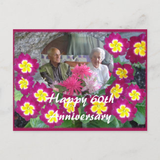 Happy 60th Anniversary postcard.. Postcard