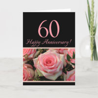 Happy 60th Anniversary roses