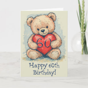 Happy 60th Birthday Card