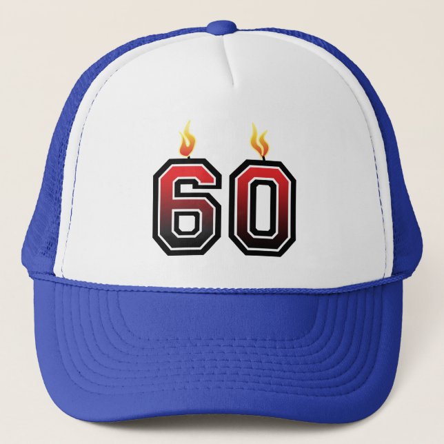 Happy 60th Birthday Trucker Hat (Front)