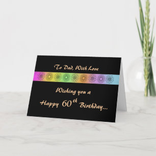 Happy 60th Customisable Birthday Card