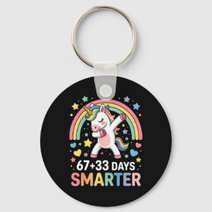 Happy 67+ 33 Days Of School Six Seven Meme Teacher Key Ring