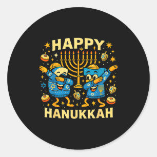 Happy 67 Hanukkah Funny Holiday Meme Design  Classic Round Sticker