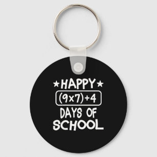 Happy 67th Day Of School Six Seven Kids  Key Ring