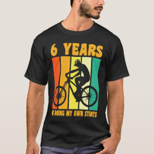 Happy 6th Birthday 6 Year Old Cycling Biking 6th B T-Shirt
