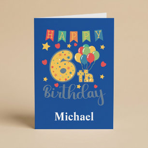 Happy 6th Birthday Card