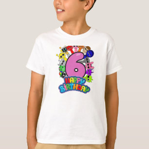 Happy 6th Birthday Sprunki - Simon Funbot Oren T-Shirt