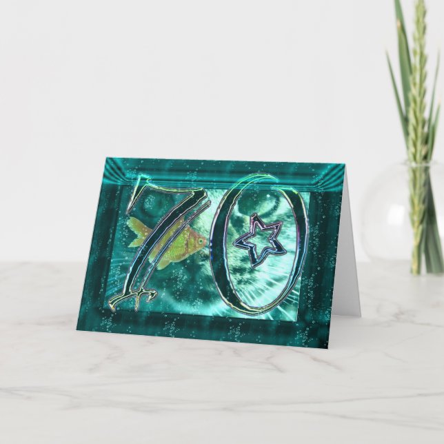 Happy 70th birthday! card (Front)