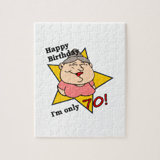 Happy 70th Birthday Jigsaw Puzzle