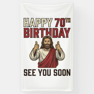 Happy 70th Birthday See You Soon Vintage Shirt Banner