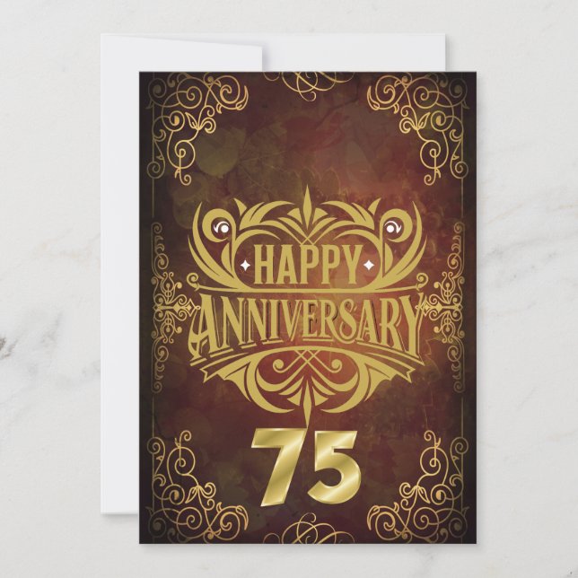 Happy 75th Anniversary (Front)