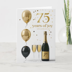 Happy 75th Birthday Card