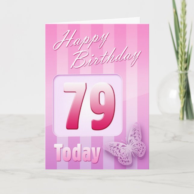 Happy 79th Birthday Grand Mother Great-Aunt Mom Card (Front)