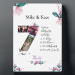 Happy 7th Anniversary ,Custom Photo collage, Count Plaque<br><div class="desc">Welcome to Roar Graphics Zazzle Store, Wedding Anniversary ANY YEAR Custom Photo Custom, Every Day, Always, You and Me, love couples. Beautiful Chic Modern Elegant Trendy Black and White Cute Couple Photo Frame to Personalise features a Simple, Stylish Way for a Wife or Husband to Share a Favourite Keepsake Photo...</div>